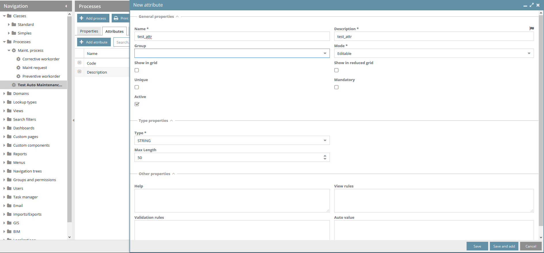 openmaint-new-process-group-dd-not-populated